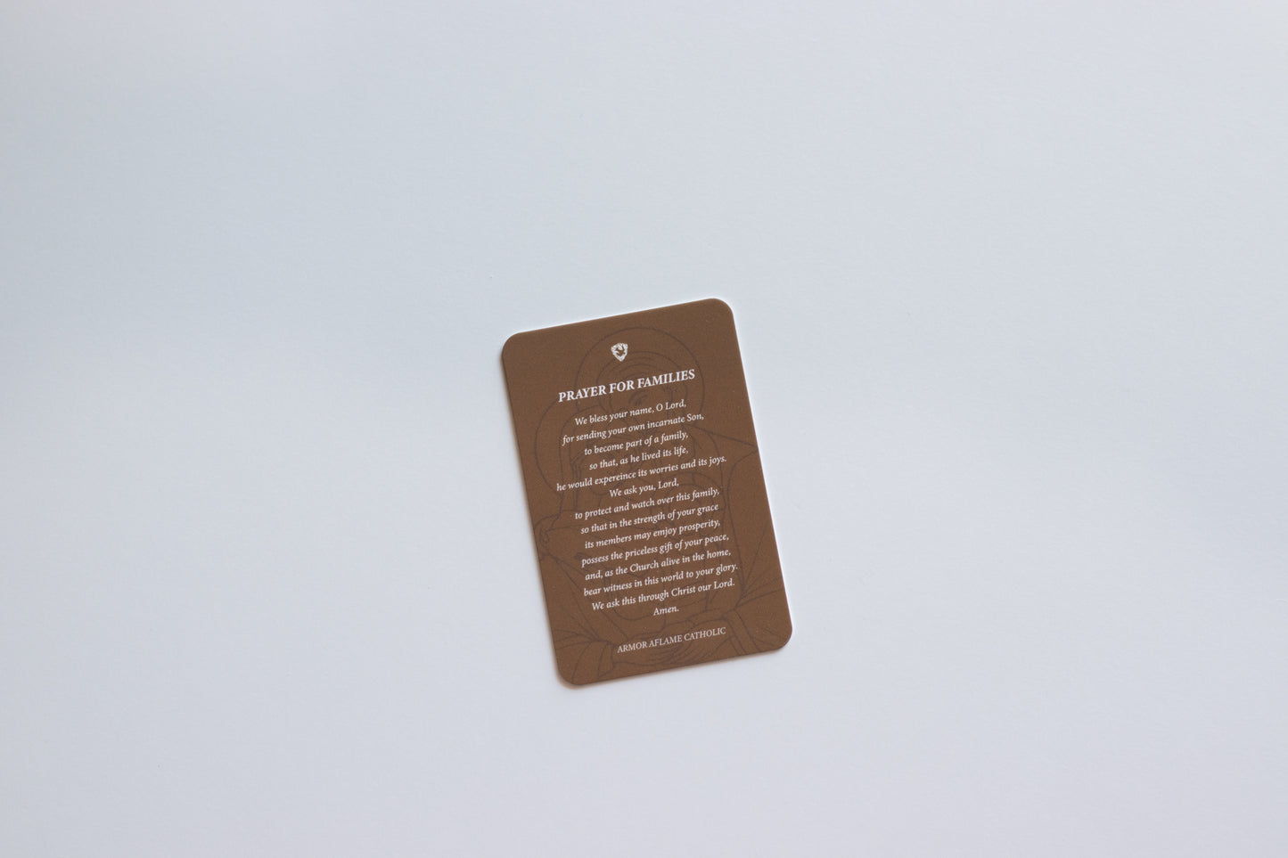 Family Prayer Card