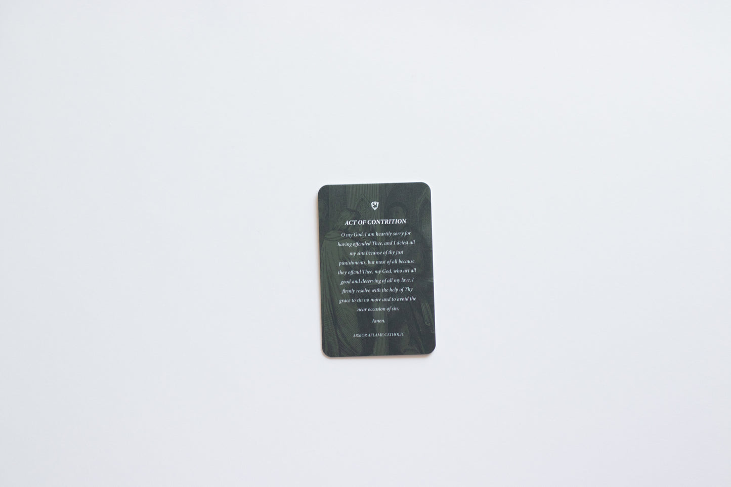 Act of Contrition Prayer Card