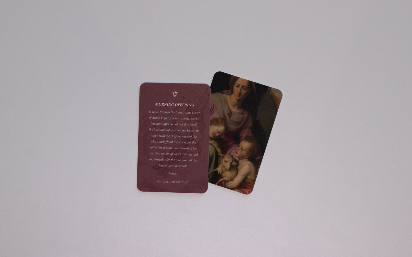 Morning Offering Prayer Card
