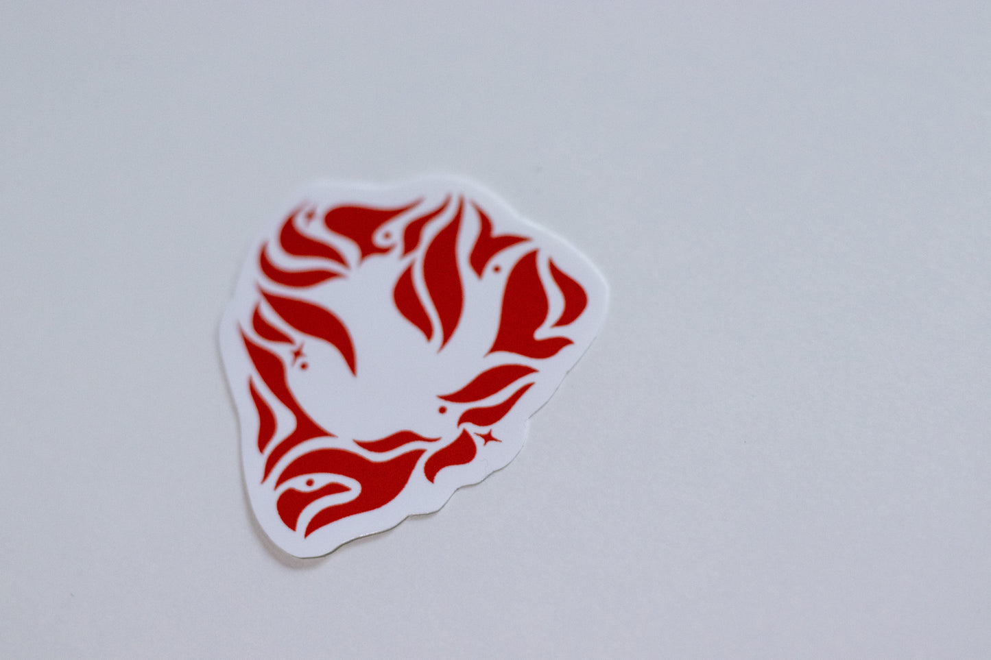 Armor Aflame Sticker