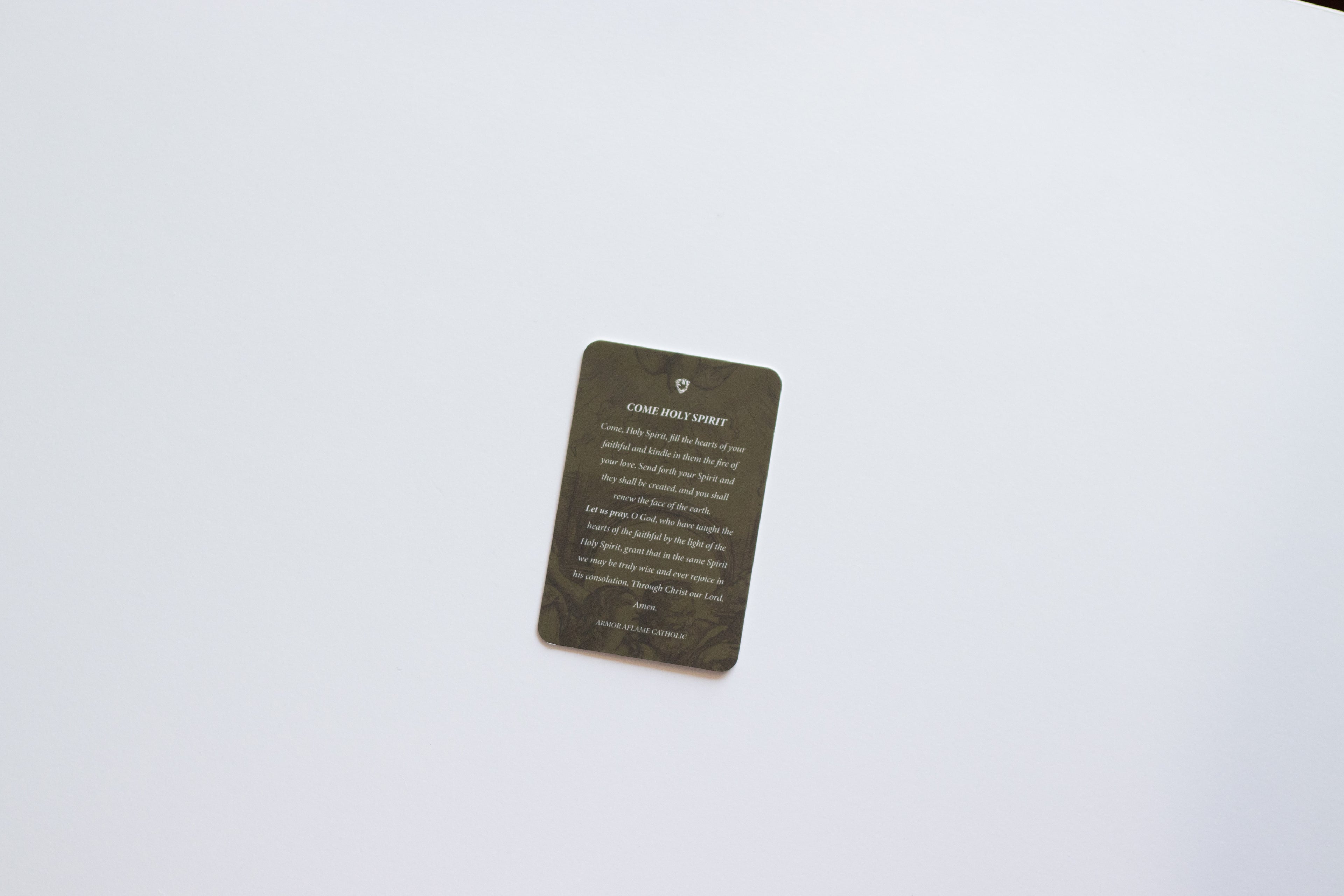 Come Holy Spirit Prayer Card