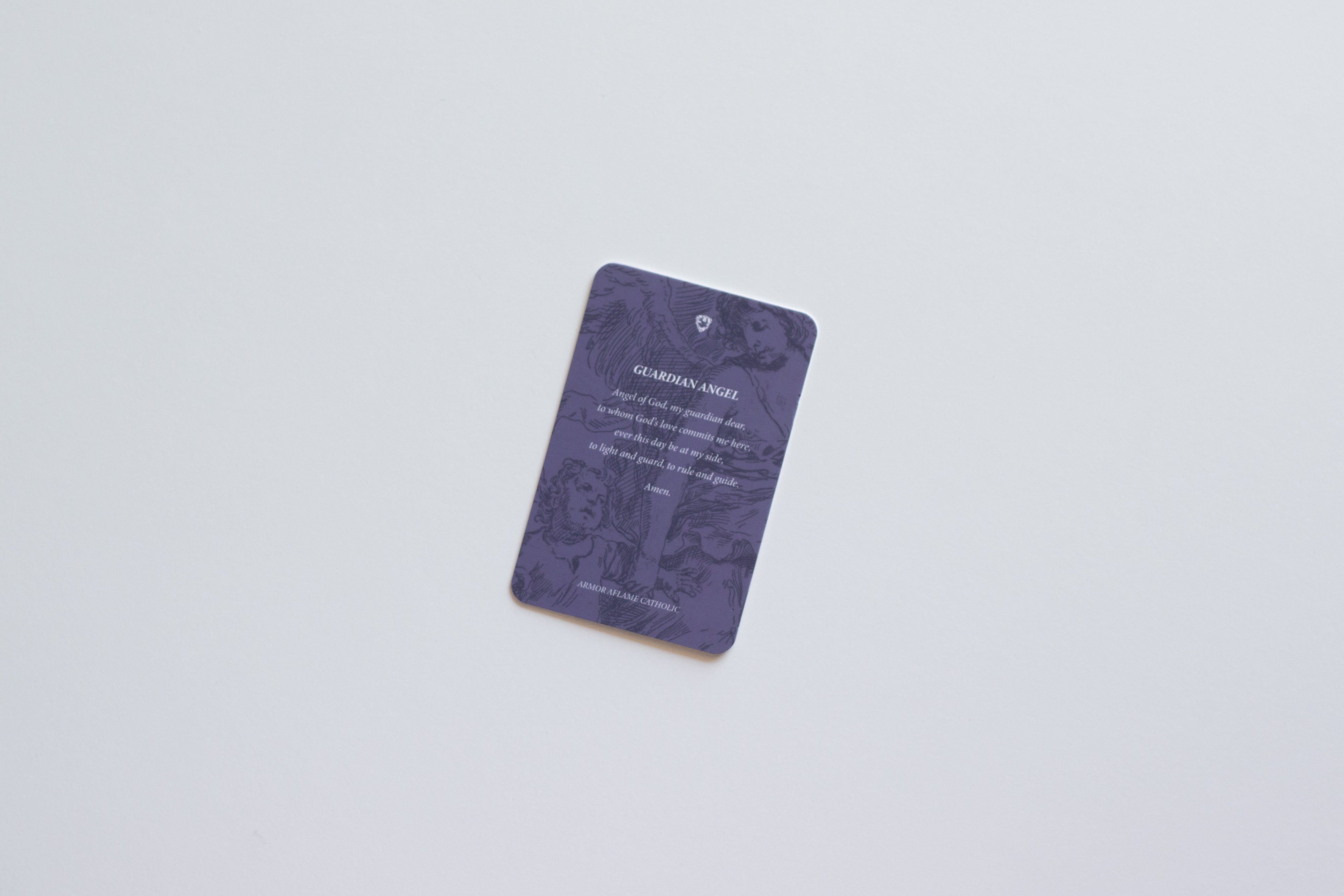Guardian Angel Prayer Card