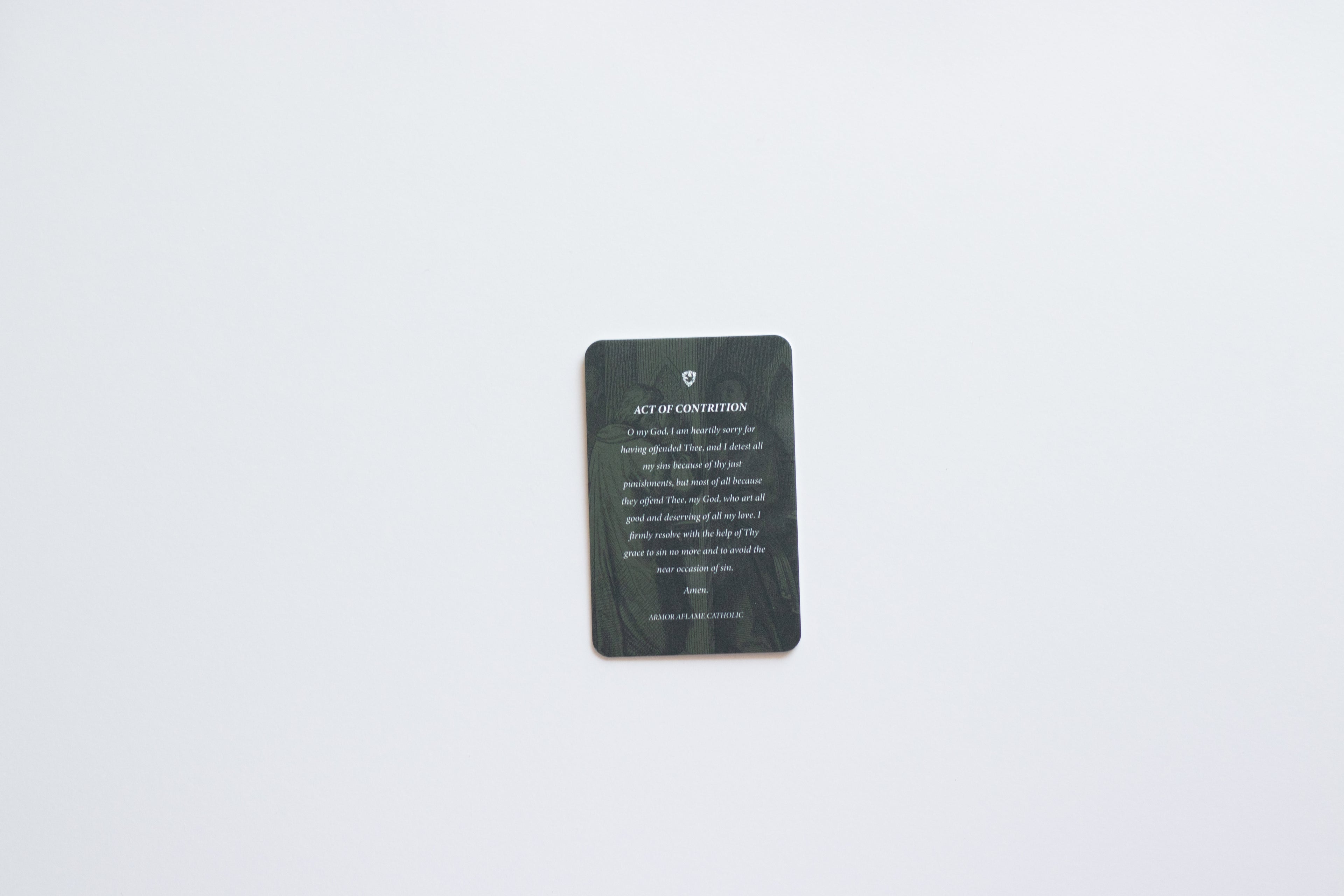 Act of Contrition Prayer Card