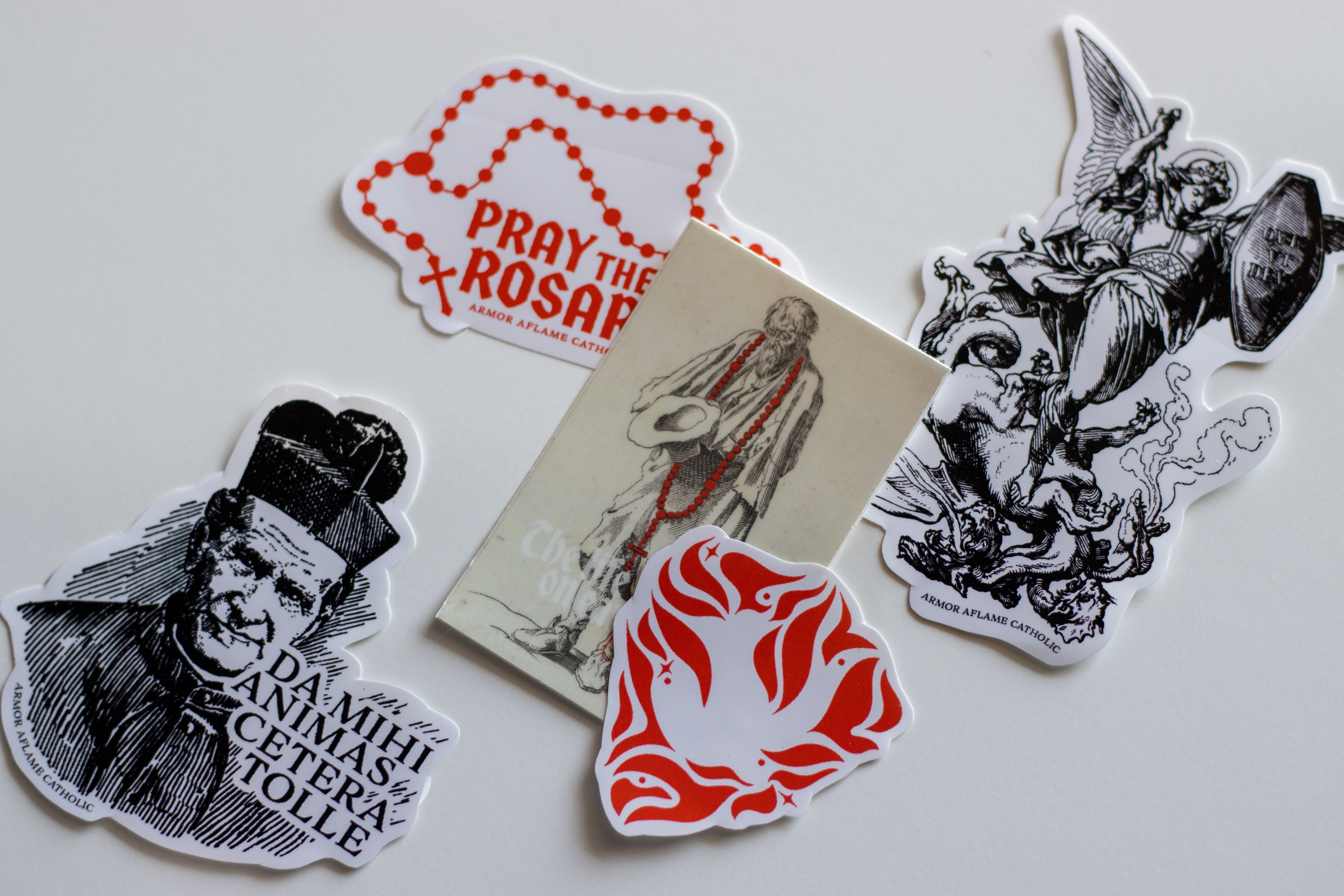 Armor Aflame Sticker