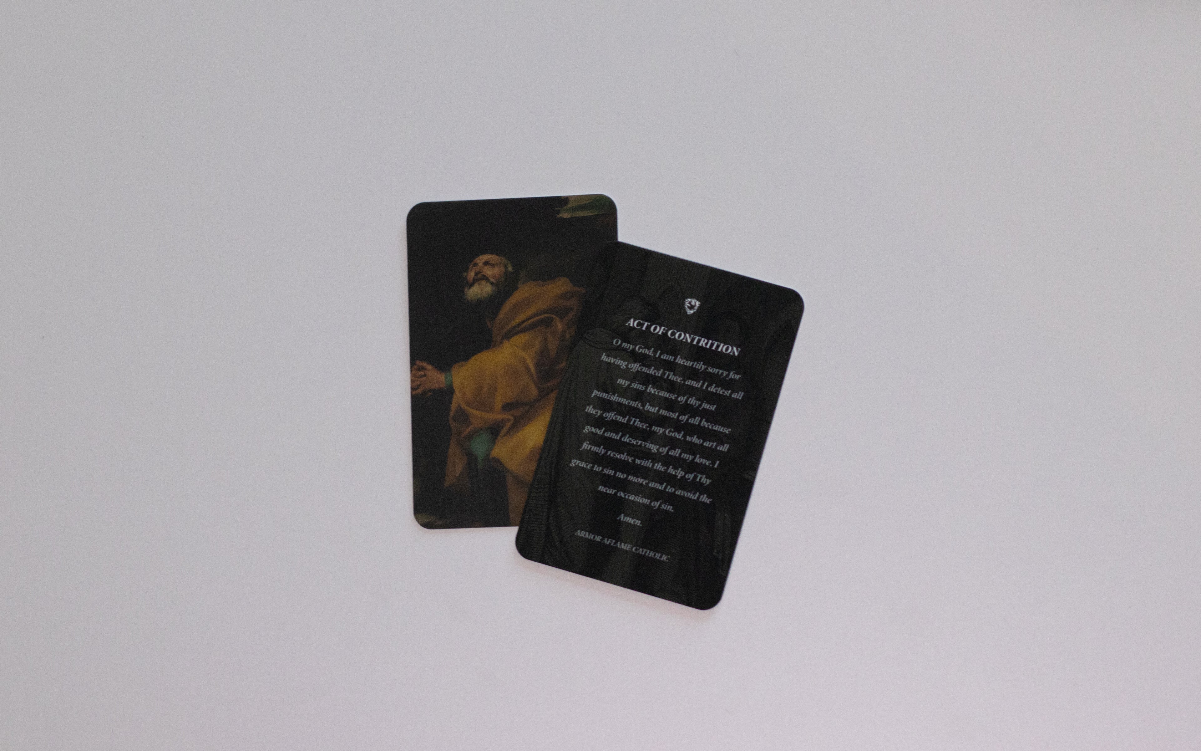 Act of Contrition Prayer Card