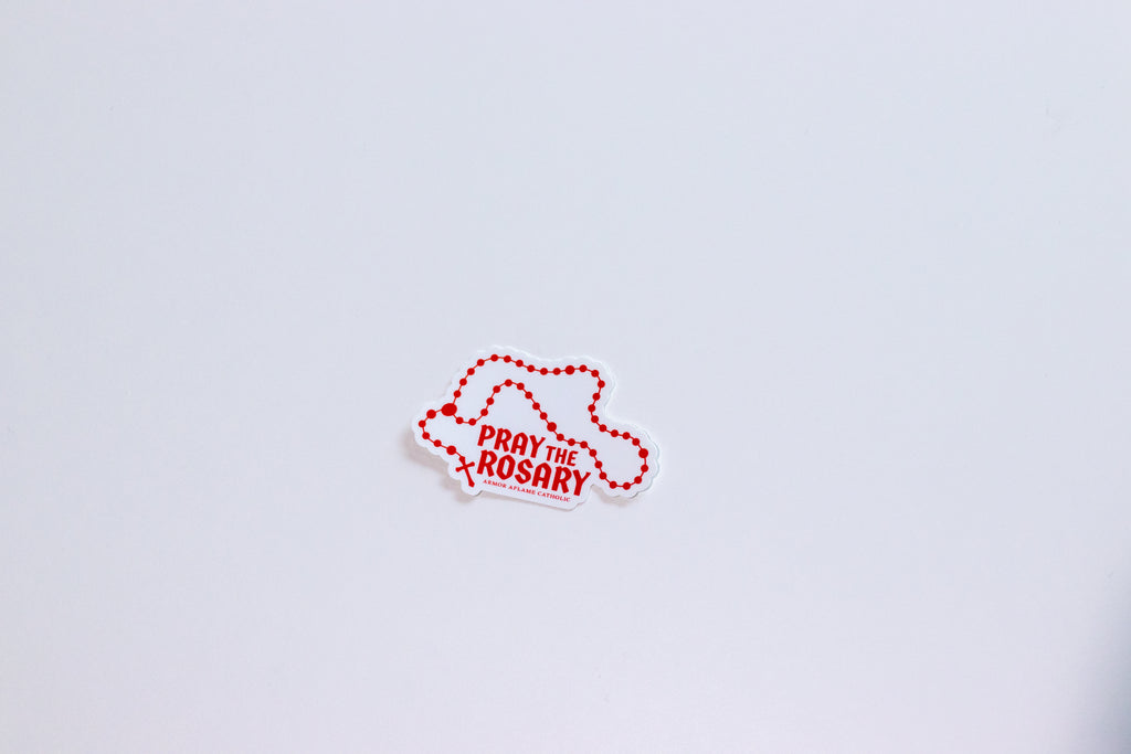Pray the Rosary Sticker