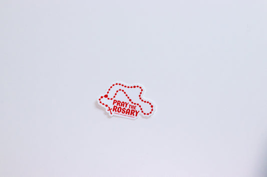 Pray the Rosary Sticker