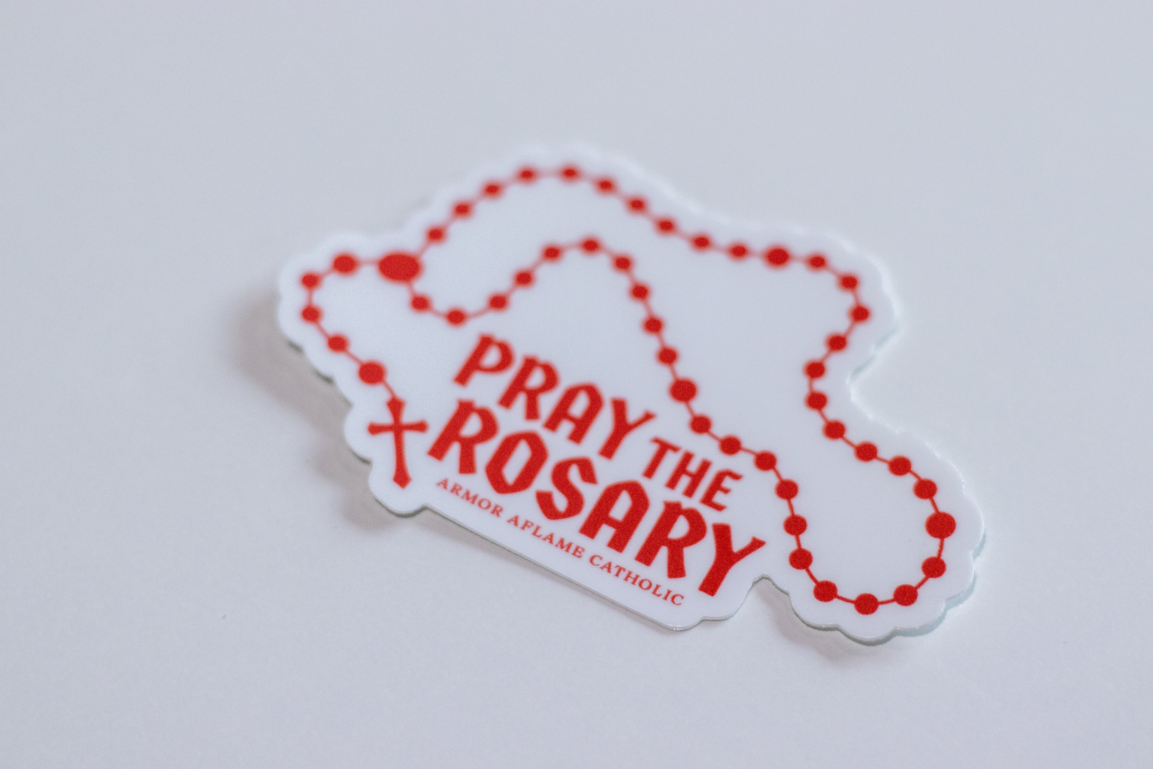 Pray the Rosary Sticker