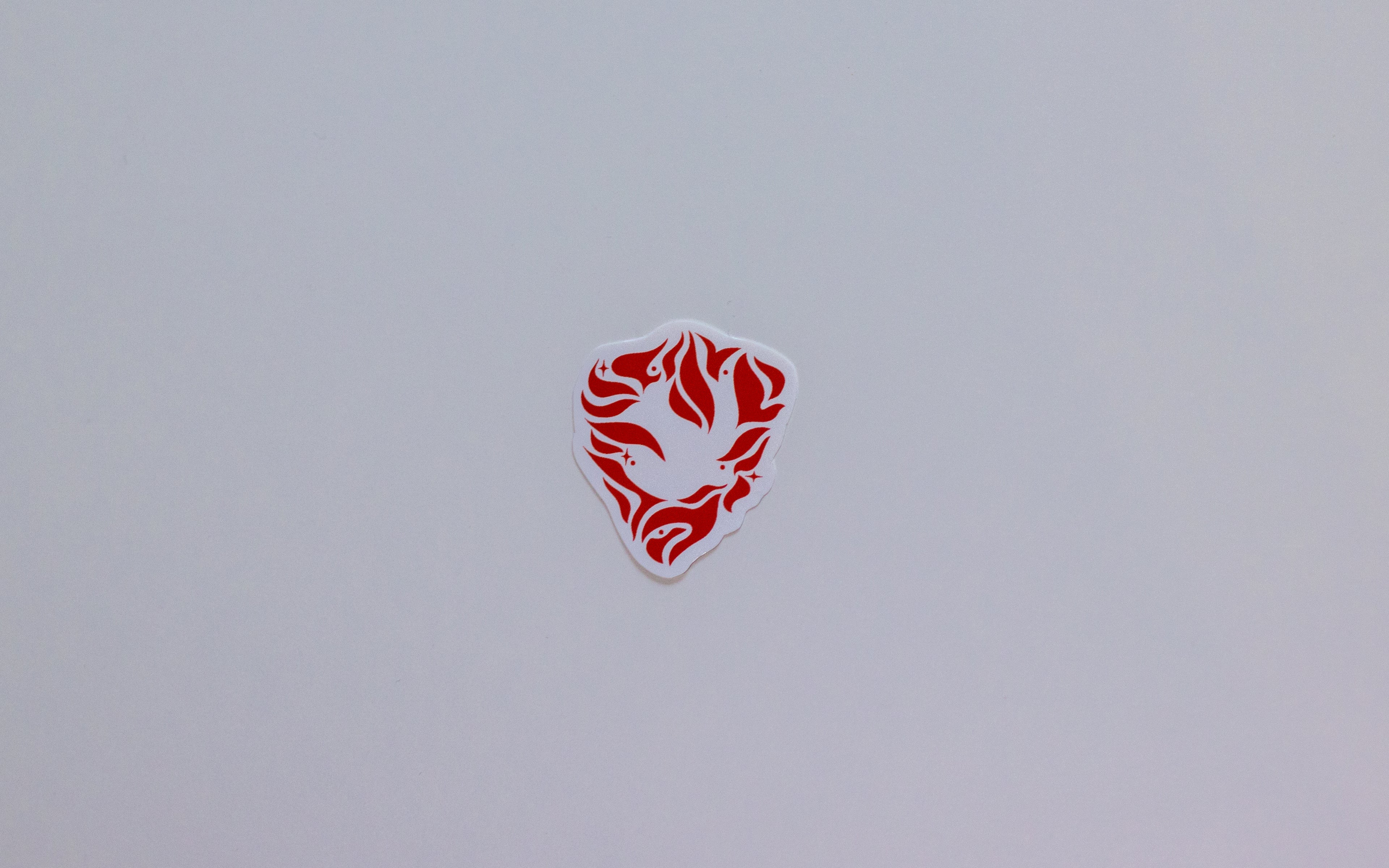 Armor Aflame Sticker