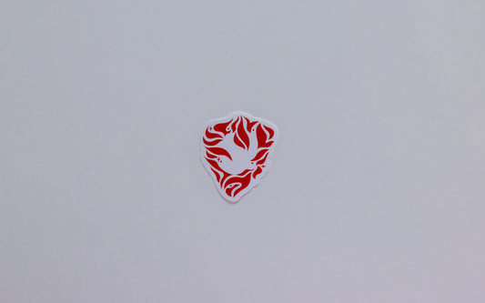 Armor Aflame Sticker